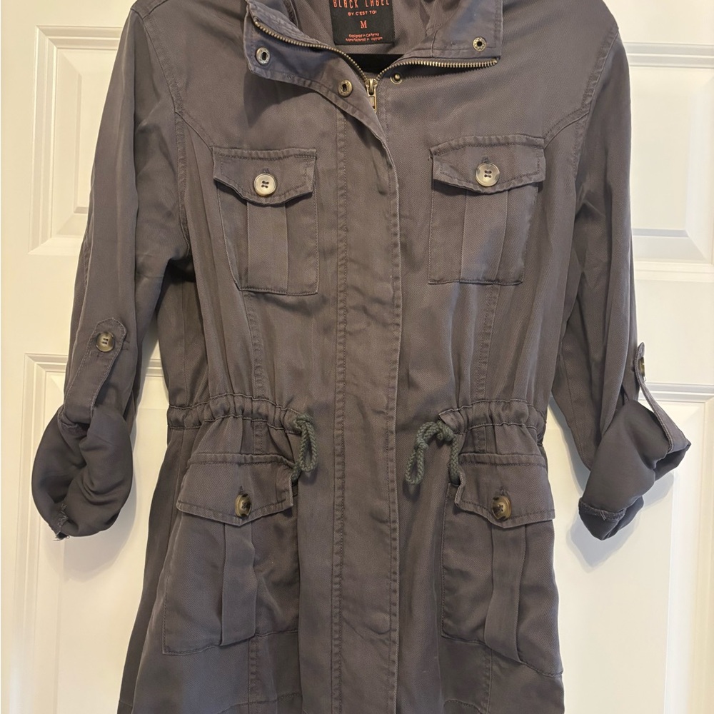 Black Label Gray Utility Jacket